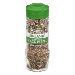 McCormick Organic Cracked Black Pepper - 1.37 OZ 3 Pack