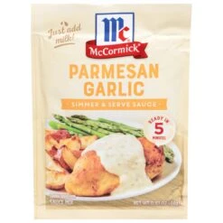 McCormick Parmesan Garlic Sauce Mix - 0.87 OZ 12 Pack