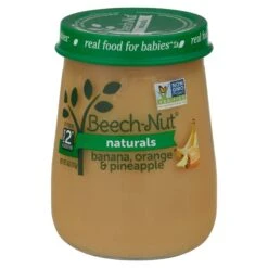 Beechnut Stage 2 Banana Orange & Pineapple - 4 OZ 10 Pack