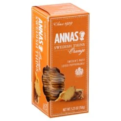 Anna's Orange Flavored Thins - 5.25 OZ 12 Pack
