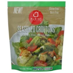 Aleia's Seasoned Croutons 5.5 Oz - 5.5 OZ 6 Pack