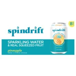 Spindrift Sparkling Water Pineapple - 96 FZ 3 Pack