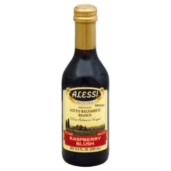 Alessi Premium White Raspberry Blush Balsamic Vinegar - 8.5 FZ 6 Pack