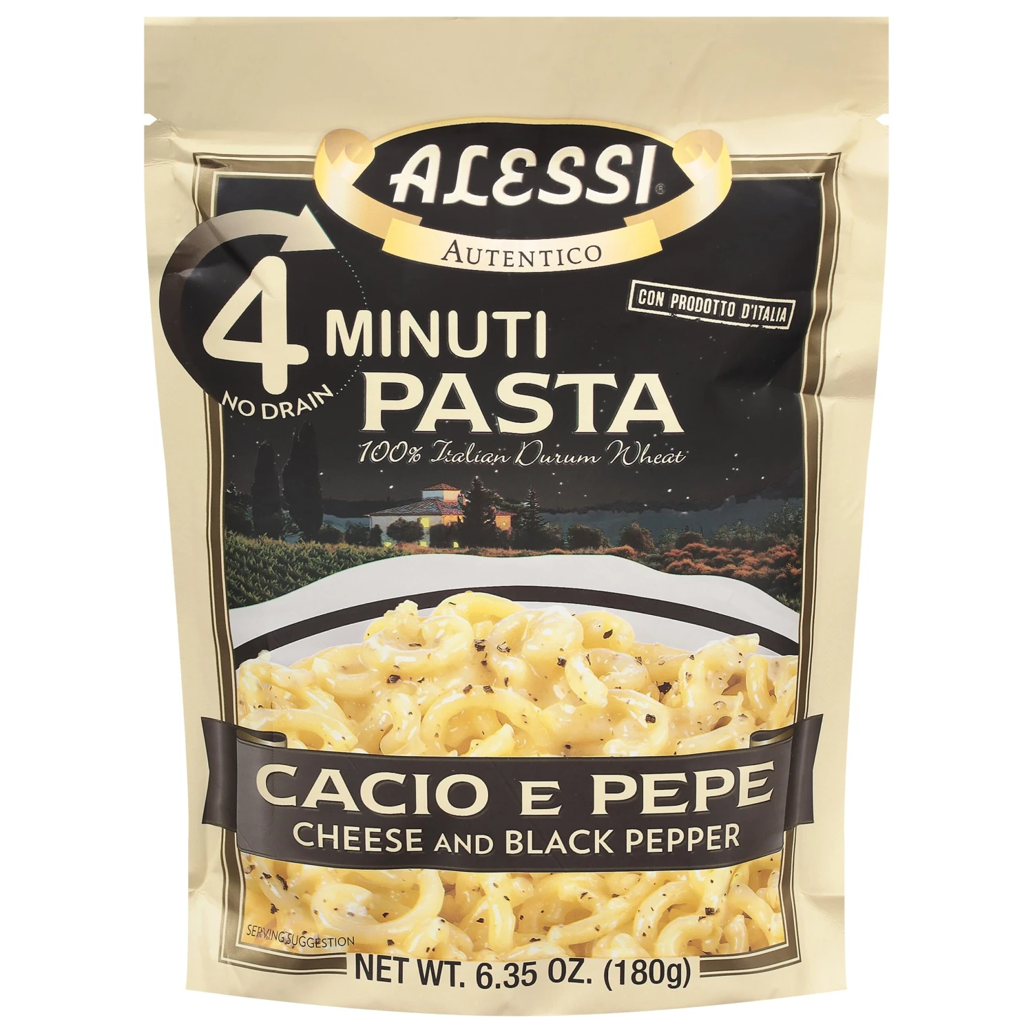 Alessi Cacio E Pepe 4 Minuti Pasta- 6.35 OZ 6 Pack 3 Alessi Cacio E Pepe 4 Minuti Pasta- 6.35 OZ 6 Pack