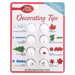 Betty Crocker Decorating Tips - 8 CT 6 Pack