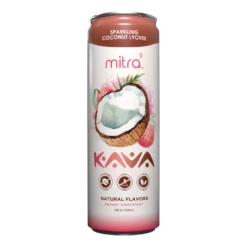 Mitra9 Brands Kava Coconut Lychee - 12 FL OZ 24 Pack