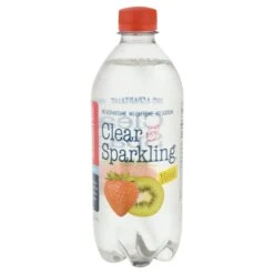 Clear & Sparkling Strawberry Kiwi Water Beverage - 80 FZ 6 Pack