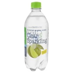 Clear & Sparkling Key Lime Water Beverage - 80 FZ 6 Pack