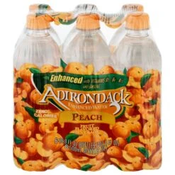 Adirondack Peach Enhanced Water 6 Ea - 101.4 FZ 4 Pack