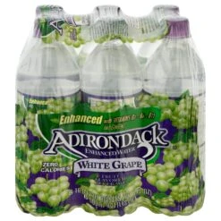Adirondack White Grape Enhanced Water 6 Ea - 101.4 FZ 4 Pack