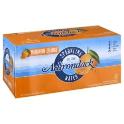 Adirondack Mandarin Orange Sparkling Water 8 Ea - 96 FZ 3 Pack