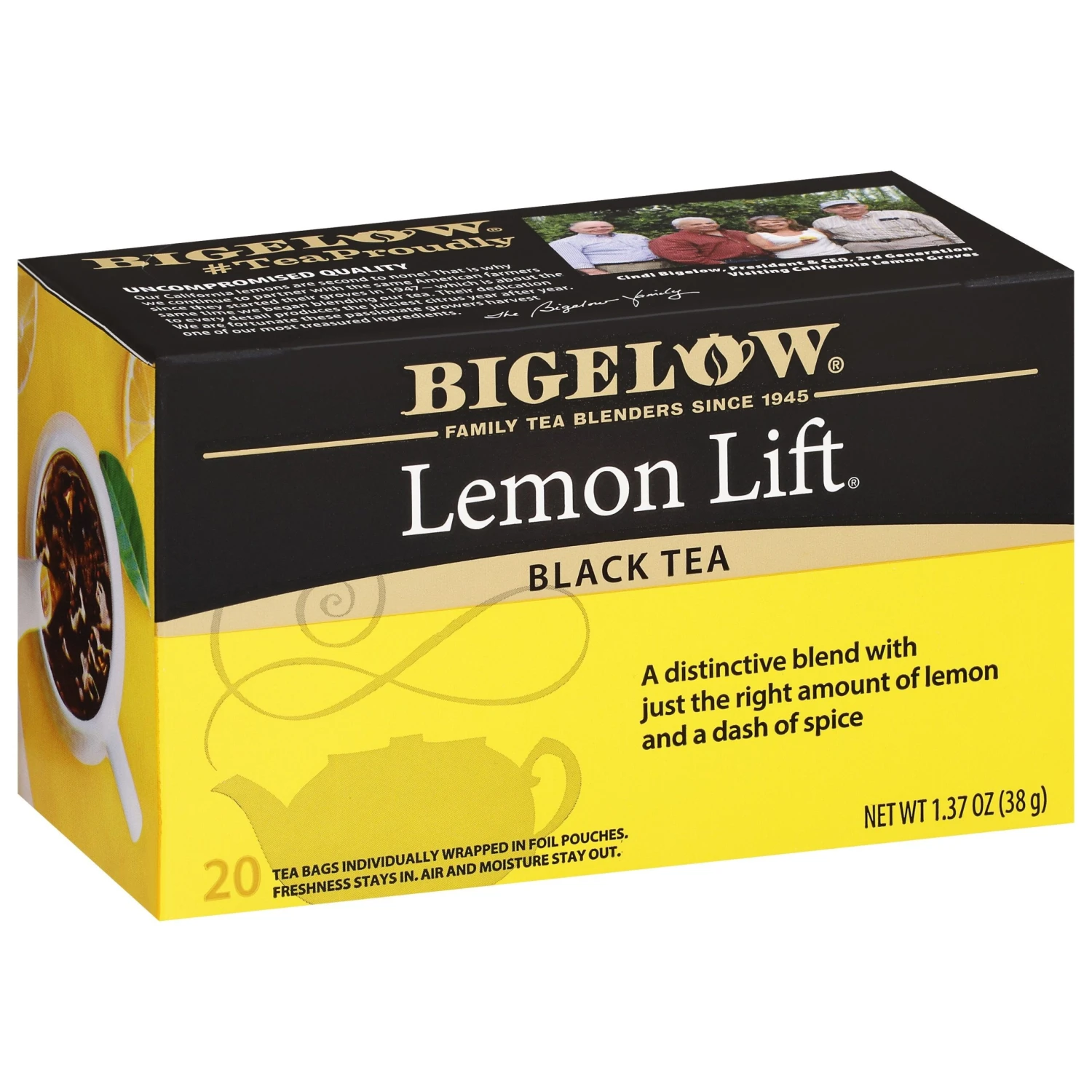 Bigelow Lemon Lift Black Tea - 20 CT 6 Pack 3 Bigelow Lemon Lift Black Tea - 20 CT 6 Pack
