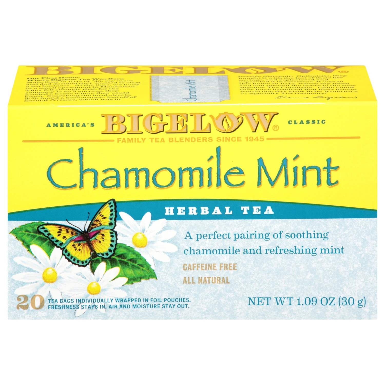Bigelow Chamomile Mint Herb Tea - 20 CT (Single Item) 3 Bigelow Chamomile Mint Herb Tea - 20 CT (Single Item)
