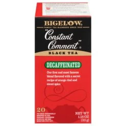 Bigelow Decaffeinated Constant Comment Black Tea - 20 CT 6 Pack