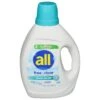 All Liquid Laundry Detergent Free & Clear Odor Relief - 88 FZ 4 Pack -Stockup Express Deals 7261373947