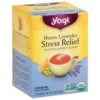 Yogi Caffeine Free Honey Lavender Stress Relief Tea - 16 CT 6 Pack