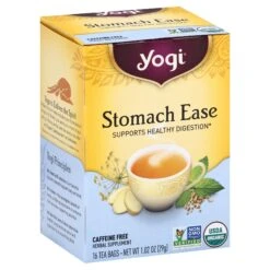 Yogi Organic Stomach Ease Tea - 16 CT 6 Pack