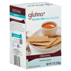 Glutino Gluten Free Original Table Cracker - 7 OZ 12 Pack