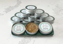 S.a.l.t. Sisters Charmane's Bread Dip Spice Mix In Tin - 1.5 OZ 12 Pack