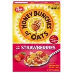 Honey Bunches Of Oats With Real Strawberries Cereal - 11 OZ 12 Pack