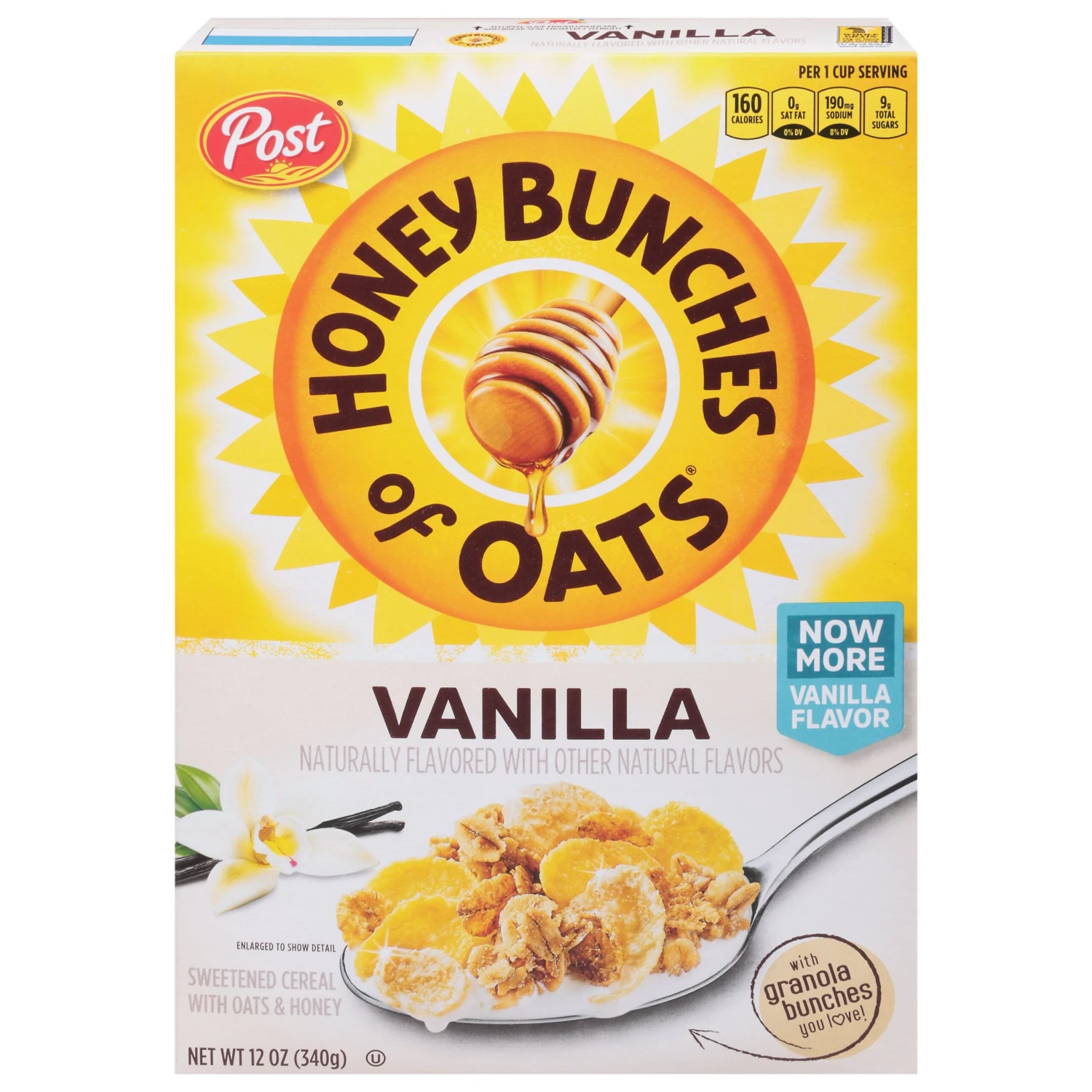 Post Honey Bunches Of Oats Vanilla Cereal- 12.0 OZ 12 Pack 3 Post Honey Bunches Of Oats Vanilla Cereal- 12.0 OZ 12 Pack