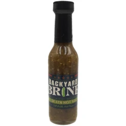 Backyard Brine Dill Death Hot Sauce - Dill Pickle Hot Sauce - 5 FL OZ 12 Pack
