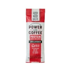 Good Made Great Foods Power To The Coffee Unflavored Collagen 10 Pack - 5.4 OZ 32 Pack