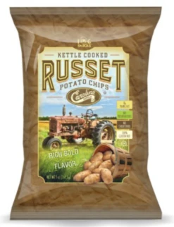 1in6 Snacks Kettle Cooked Potato Chips, Russet Potato - 5 OZ 14 Pack