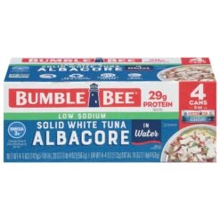 Bumble Bee Low Sodium Albacore Solid White Tuna In Water - 20 OZ 6 Pack