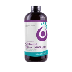 Life Solutions Liquid Colloidal Silver 1000ppm - 2 FL OZ 12 Pack