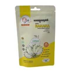 Angkor Cambodian Food Natural Dried Cambodian Bananas - 3.5 OZ 12 Pack