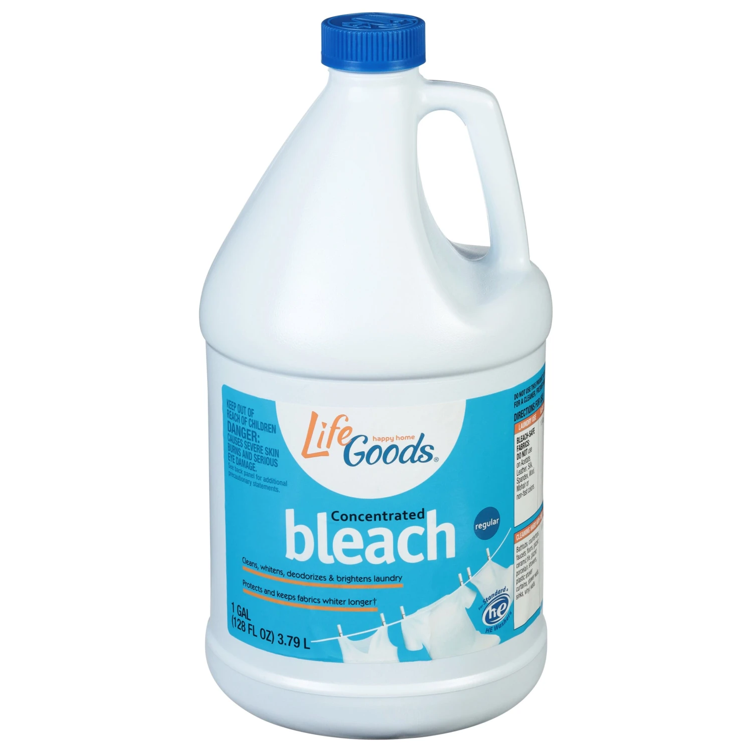 Life Goods Regular Concentrated Bleach 1 Gal - 4 Pack 3 Life Goods Regular Concentrated Bleach 1 Gal - 4 Pack