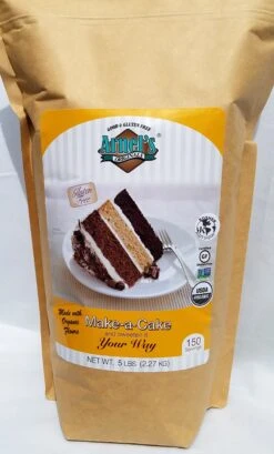 Arnels Originals, Gluten Free, Organic Baking Mixes Make-a-Cake, Your Way Mix - 5 LB 6 Pack