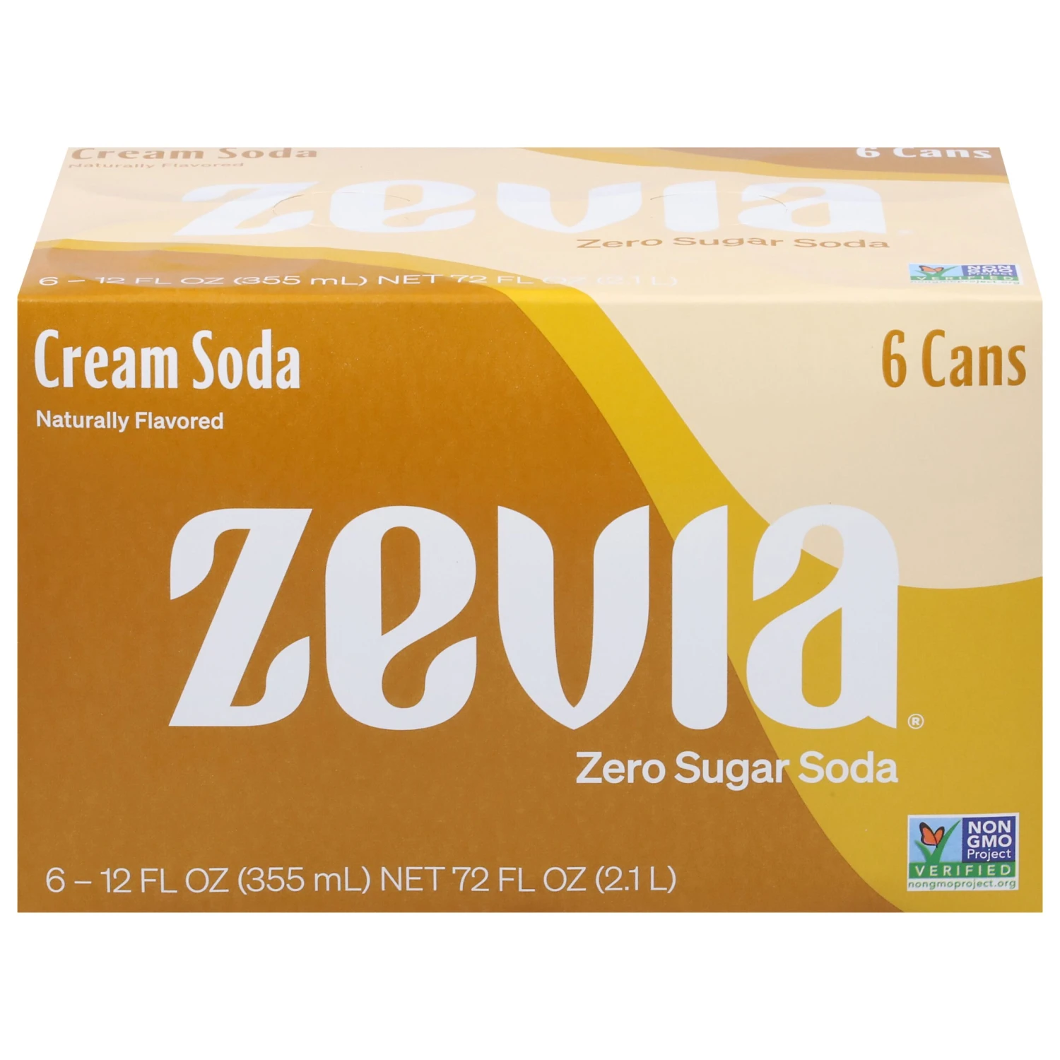 Zevia Zero Sugar Cream Soda 6 - 12 Fl Oz Cans - 72 FZ 4 Pack 3 Zevia Zero Sugar Cream Soda 6 - 12 Fl Oz Cans - 72 FZ 4 Pack