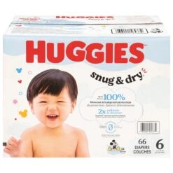 Huggies Snug & Dry Disney Baby Size 6 Diapers (35+ Lbs (16+ Kg)) 66 Each - 1 Pack