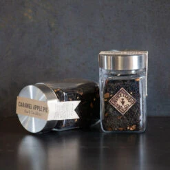 Caramel Apple Pie Glass Jar Of Loose Leaf Tea - 30 Servings -Stockup Express Deals CAPGJ 2