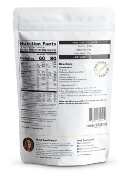 Chocolate Chip Keto Cookie Mix - Gluten Free And No Added Sugar -Stockup Express Deals GDChocChipCookie Back June22