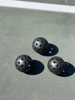 Black Pickleballs - Pack Of 3