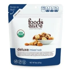 Foods Alive Deluxe Mixed Nuts - 8 OZ 6 Pack