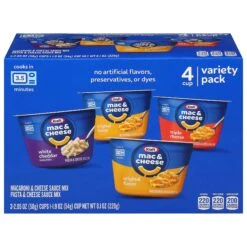 Kraft White Cheddar/Original Flavor/Triple Cheese Mac & Cheese Variety Pack 4 Ea - 6 Pack
