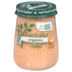 Beech-Nut Organics Stage 2 (6 Months+) Banana, Cinnamon + Granola 4 Oz - 10 Pack
