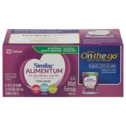Similac Alimentum 0-12 Months Hypoallergenic Ready To Feed Infant Formula With Iron 6 - 8 Fl Oz Cans - 4 Pack