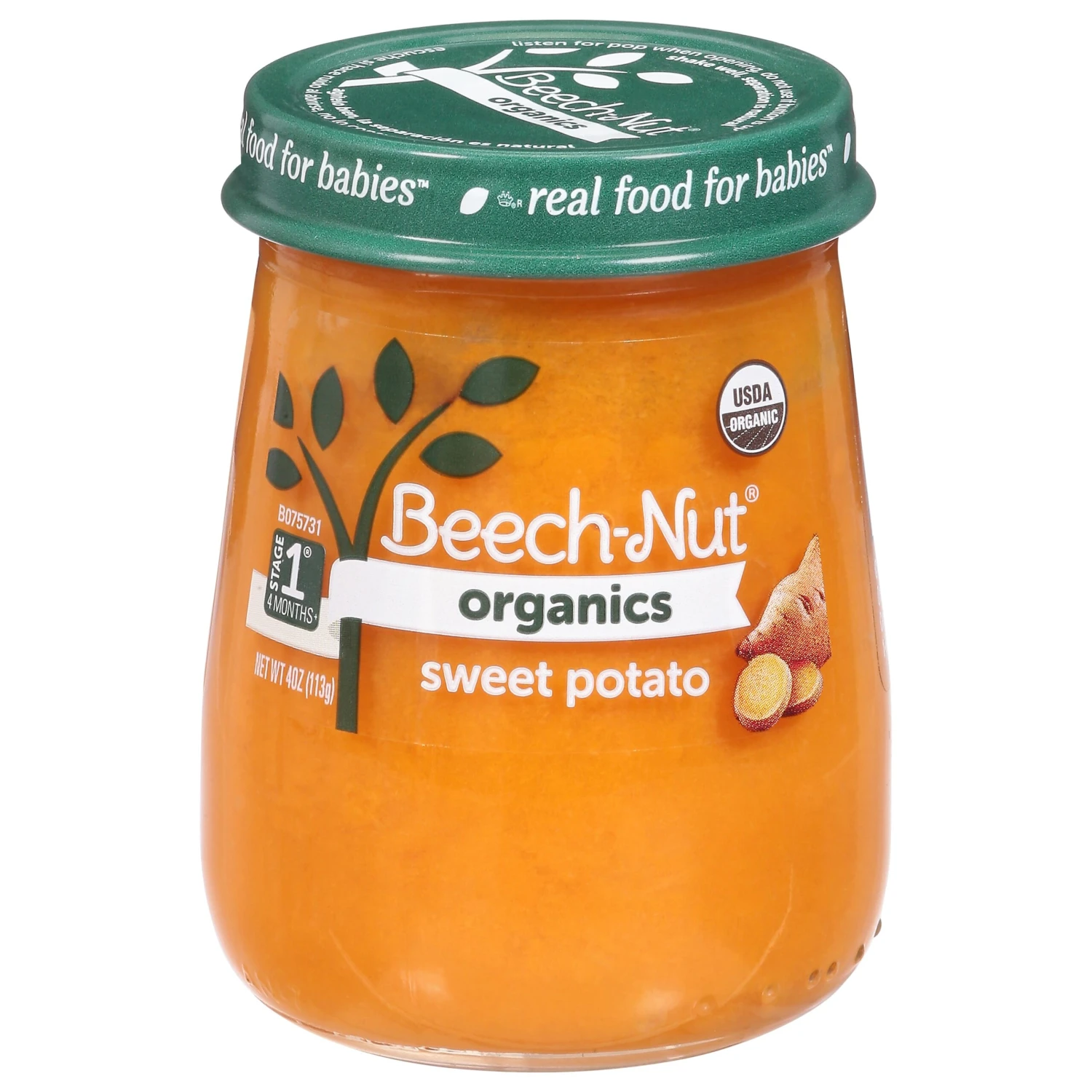 Beech-Nut Organics Stage 1 (4 Months+) Sweet Potato 4 Oz - 10 Pack 3 Beech-Nut Organics Stage 1 (4 Months+) Sweet Potato 4 Oz - 10 Pack