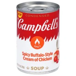 Campbell's Spicy Buffalo-Style Cream Of Chicken Condensed Soup 10.5 Oz - 12 Pack