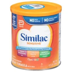 Similac Sensitive 0-12 Months Milk-Based Powder Infant Formula With Iron 12.5 Oz - 6 Pack