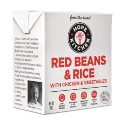 Hope Kitchen Red Beans & Rice With Chicken & Vegetables - 9 OZ 12 Pack
