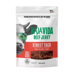 Baja Vida Snacks Street Taco Beef Jerky - 2.5 OZ 12 Pack