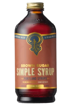 Portland Syrups Brown Sugar Simple Syrup - 12 FL OZ 6 Pack